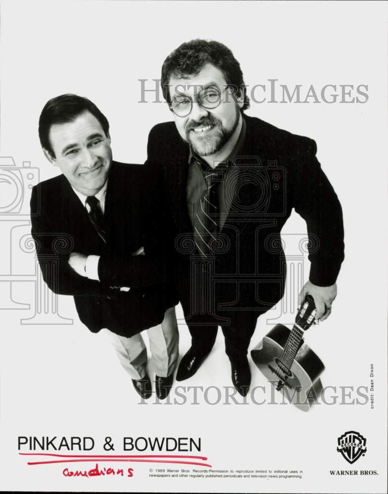 1989 Press Photo Comedians Pinkard &amp; Bowden - hcq45994- Historic Images