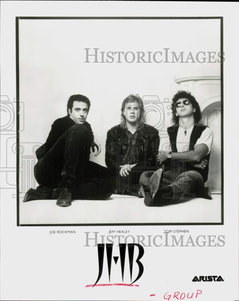 1993 Press Photo Ji-Ib, Music Group - Joe Rockman, Jeff Healey, Tom Stephen- Historic Images