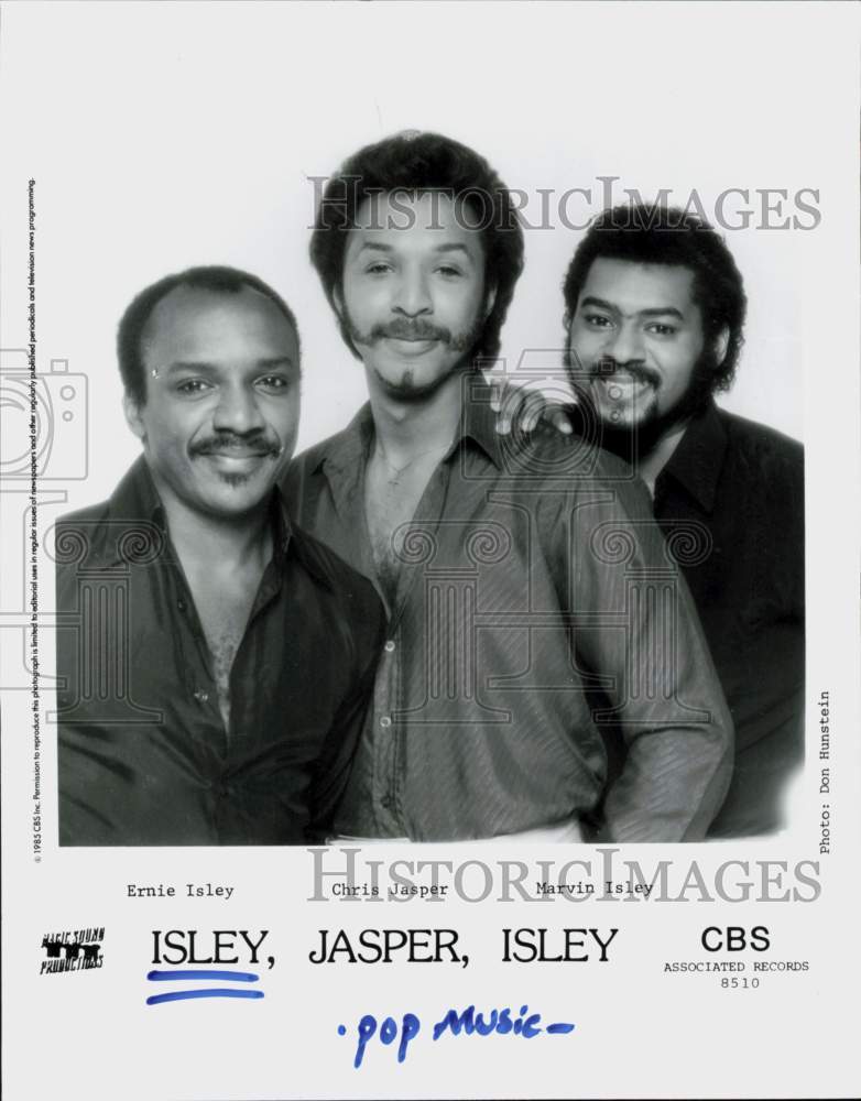 1985 Press Photo Isley, Jasper, Isley, Music Group - hcq46013- Historic Images