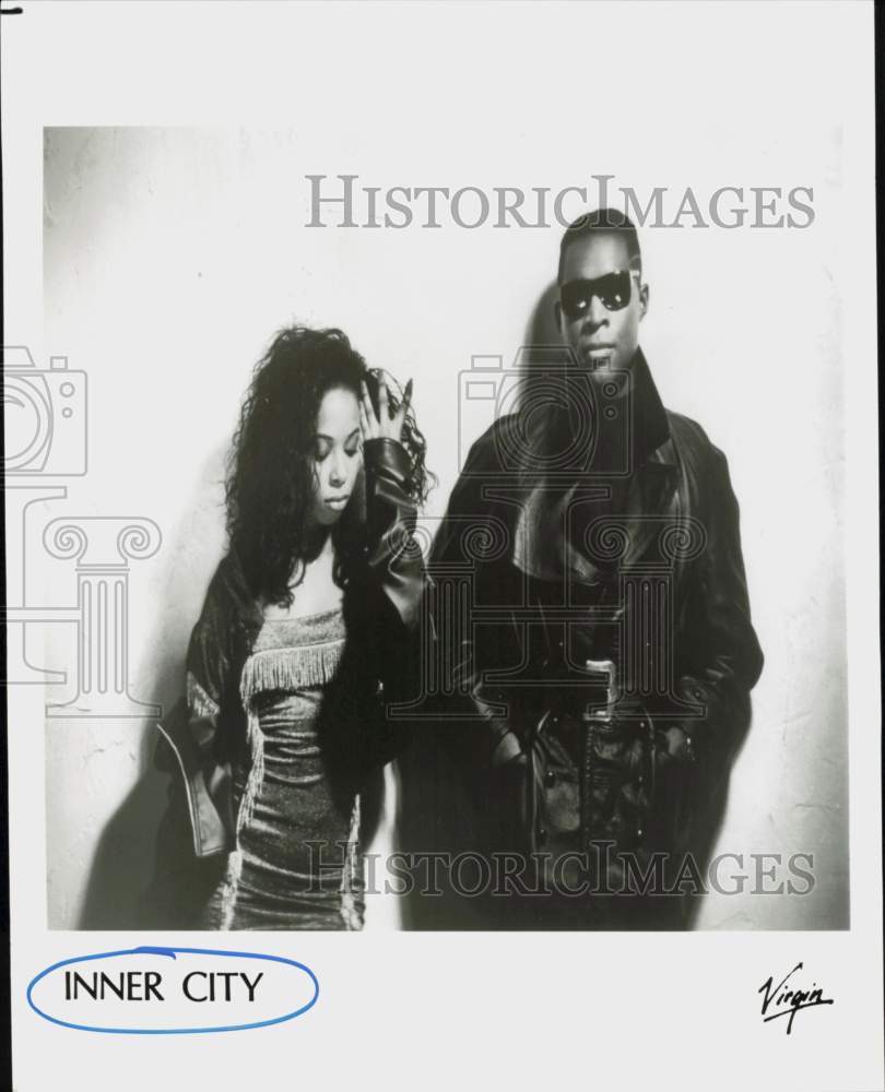 1989 Press Photo Inner City, Music Duo - hcq46016- Historic Images