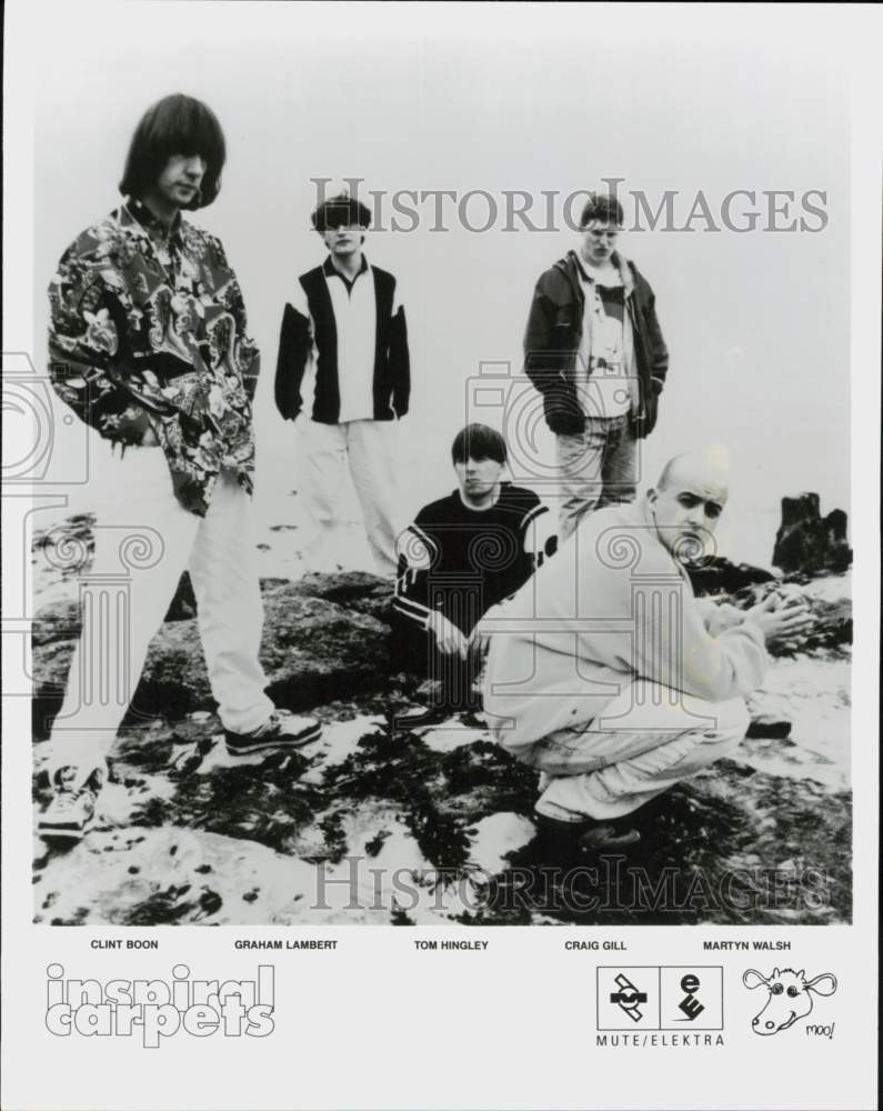 1991 Press Photo Inspiral Carpets, Music Group - hcq46021- Historic Images