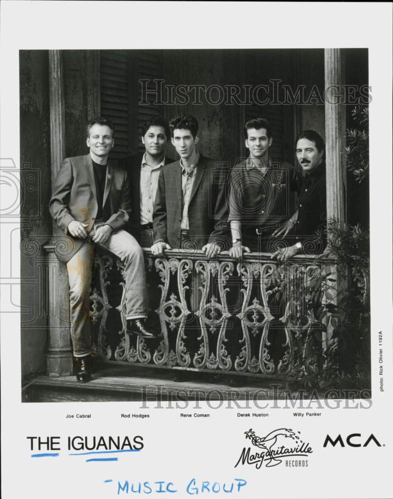 1992 Press Photo The Iguanas, Music Group - hcq46022- Historic Images