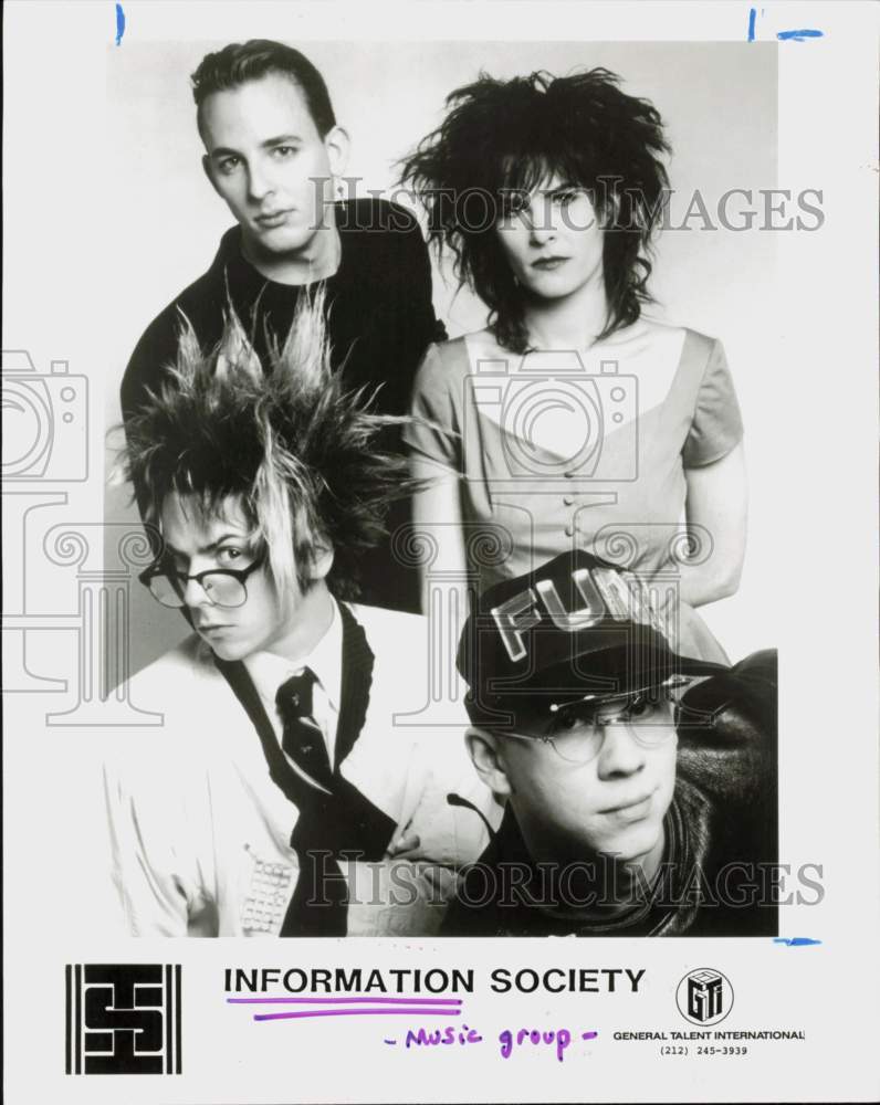 1988 Press Photo Information Society, Music Group - hcq46024- Historic Images