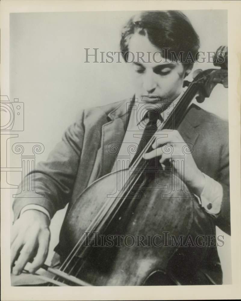 1975 Press Photo Cellist Warren Lash, University of Houston Artist-in-Residence- Historic Images