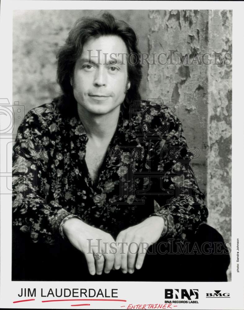 Press Photo Entertainer Jim Lauderdale - hcq46045- Historic Images