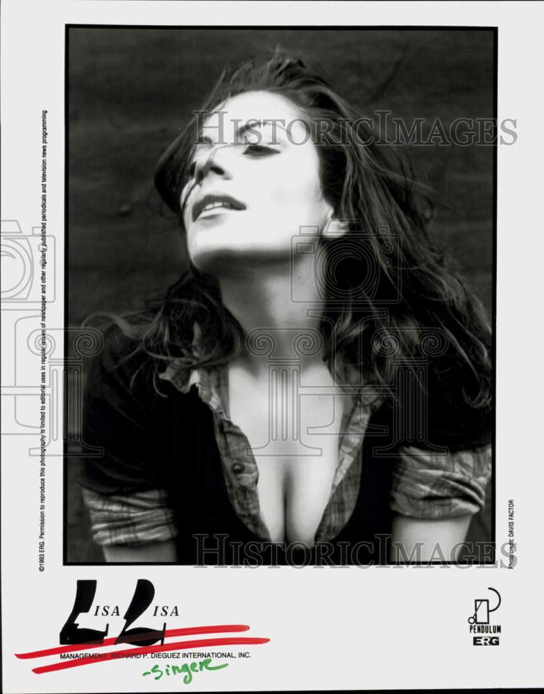 1993 Press Photo Singer Lisa Lisa - hcq46057- Historic Images