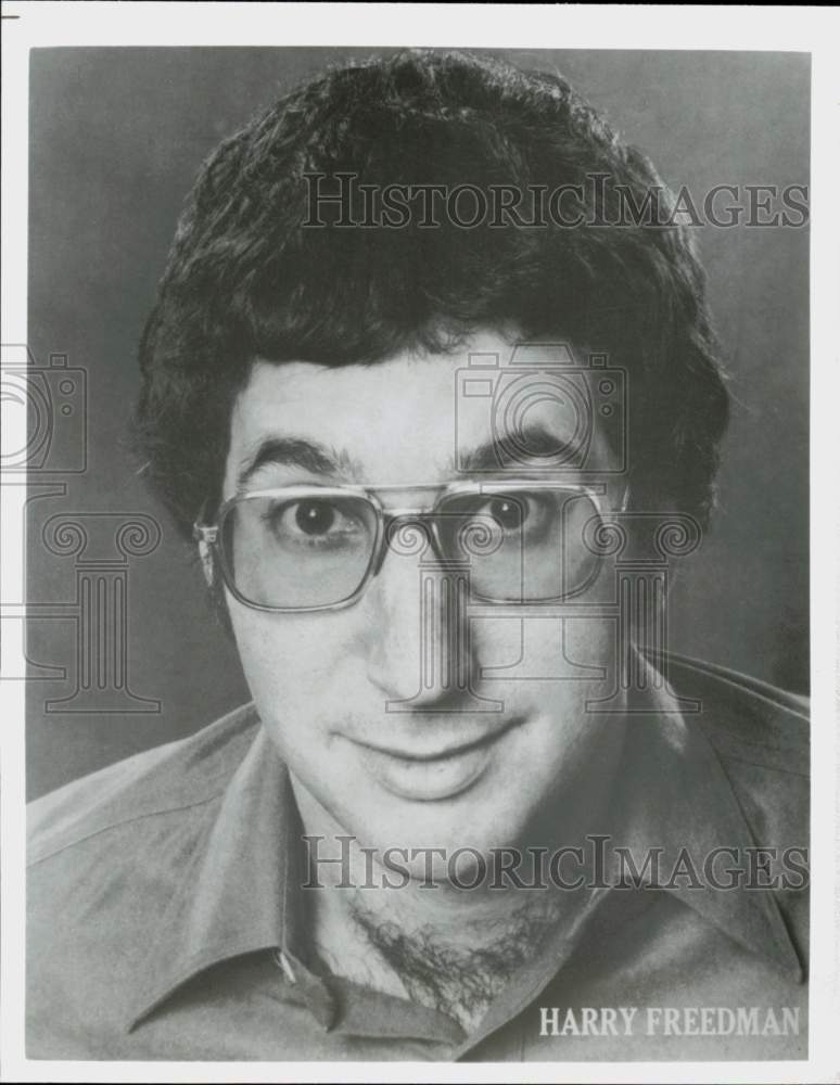 1985 Press Photo Entertainer Harry Freedman - hcq46071- Historic Images