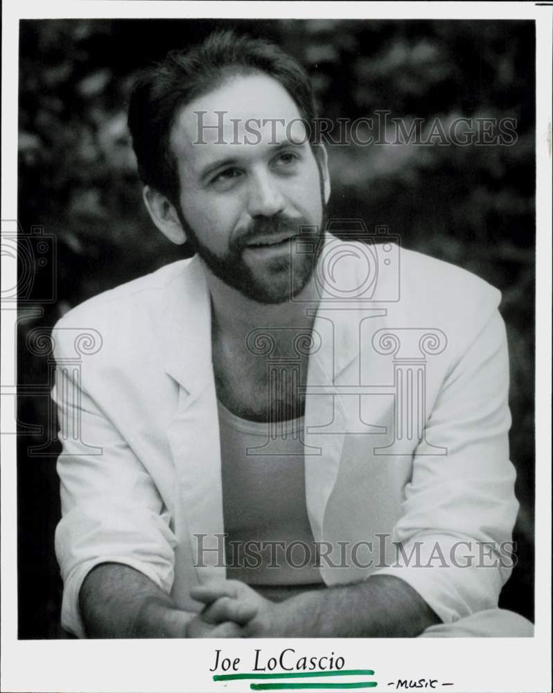 1989 Press Photo Musician Joe LoCascio - hcq46090- Historic Images