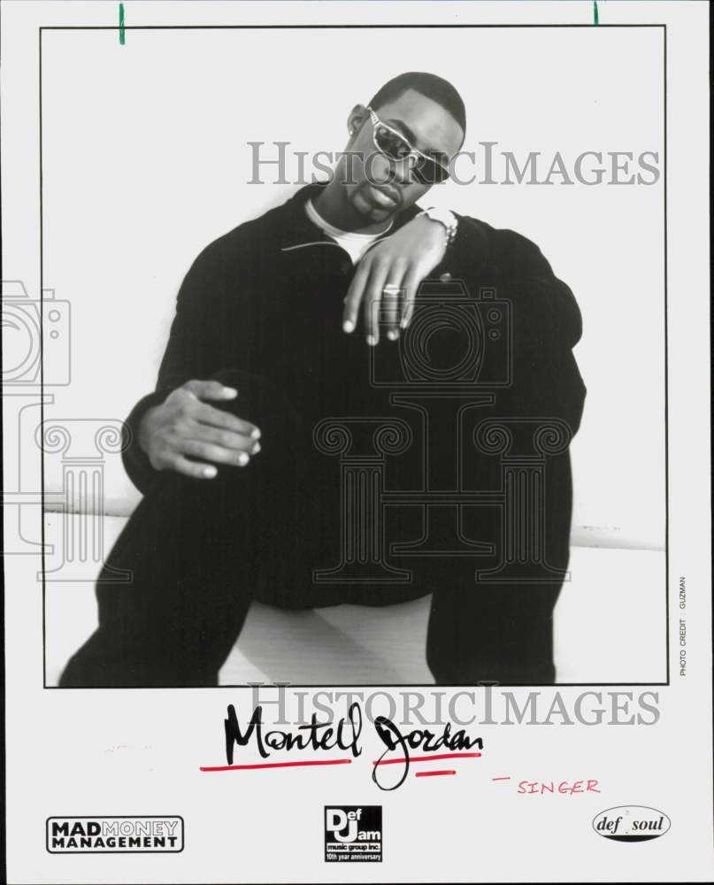 1996 Press Photo Montell Jordan, Singer - hcq46093- Historic Images