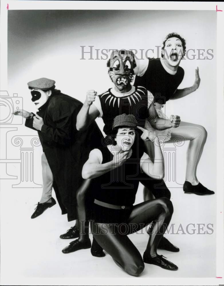 1987 Press Photo Texas Mime Troupe - hcq46118- Historic Images