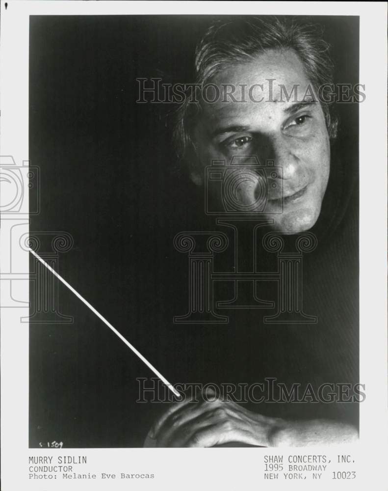 1984 Press Photo Conductor Murry Sidlin - hcq46139- Historic Images