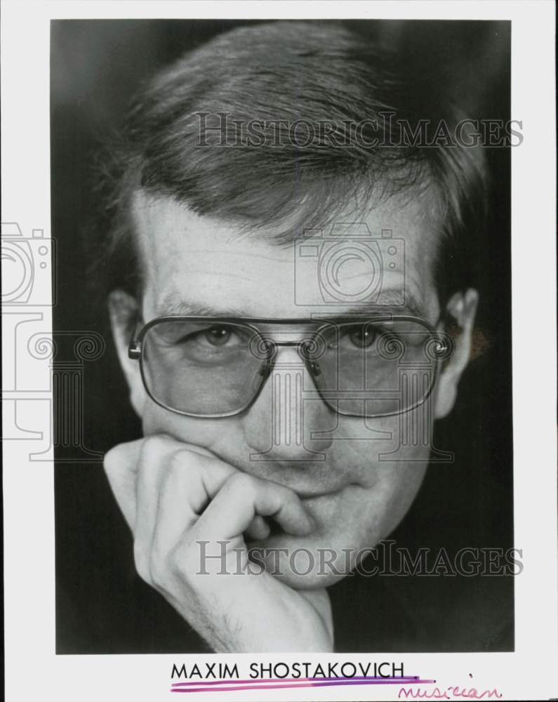 1984 Press Photo Musician Maxim Shostakovich - hcq46141- Historic Images