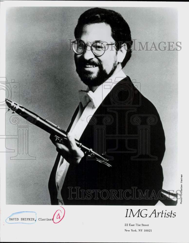 1988 Press Photo David Shifrin, Clarinet - hcq46152- Historic Images