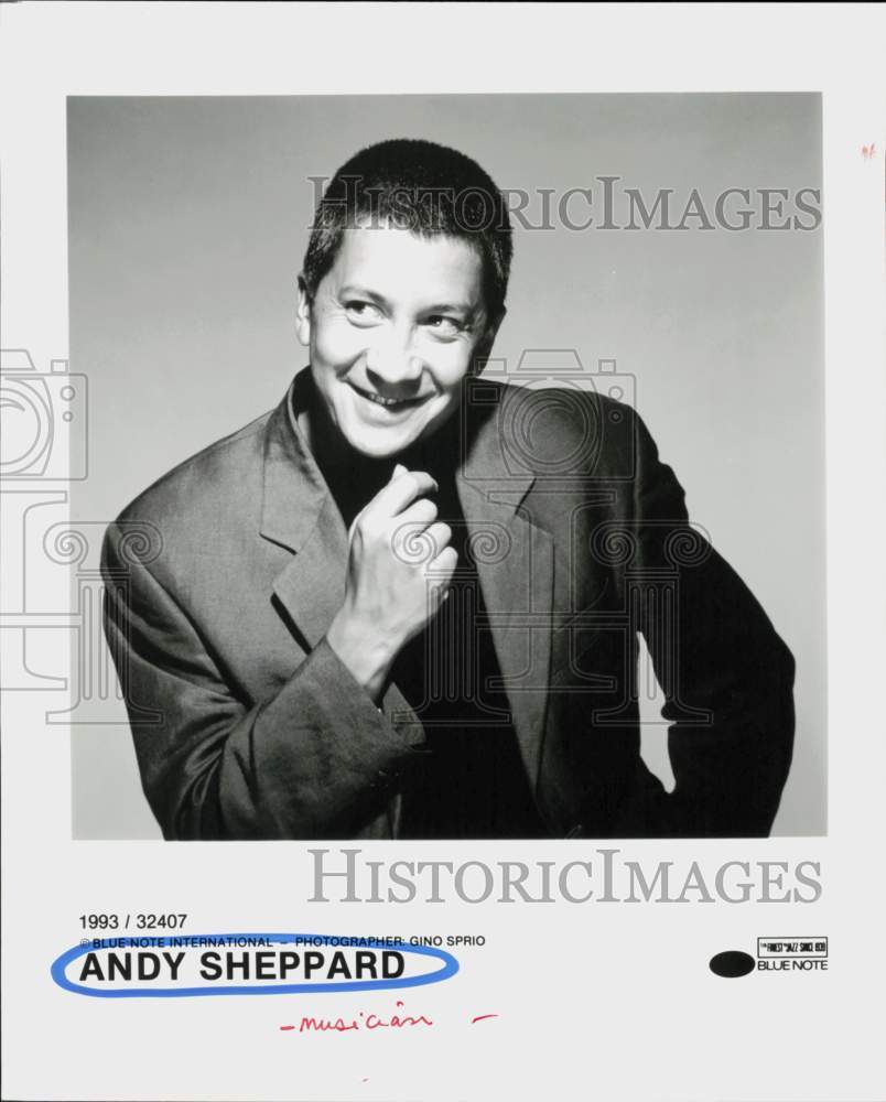 1994 Press Photo Musician Andy Sheppard - hcq46154- Historic Images