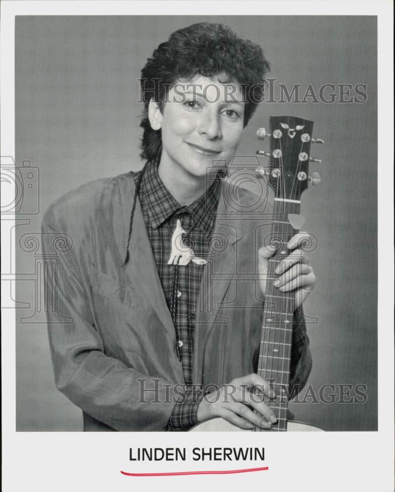 1989 Press Photo Entertainer Linden Sherwin - hcq46156- Historic Images