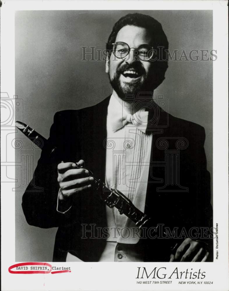 1986 Press Photo David Shifrin, Clarinet - hcq46158- Historic Images