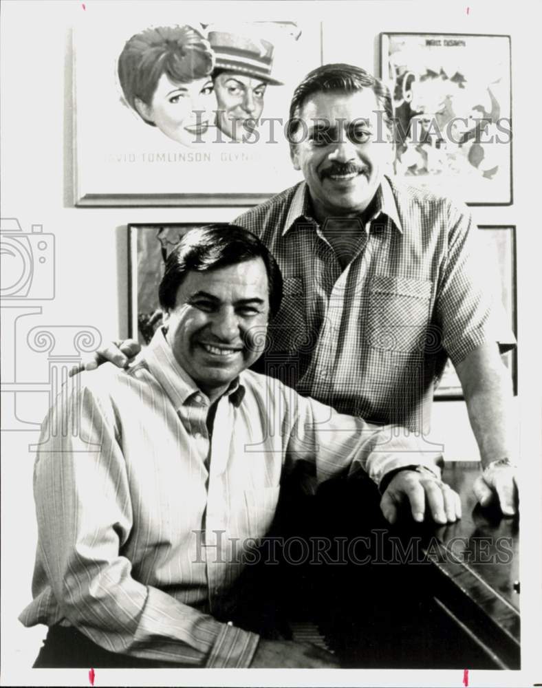 1992 Press Photo Disney Songwriters Richard and Robert Sherman - hcq46160- Historic Images