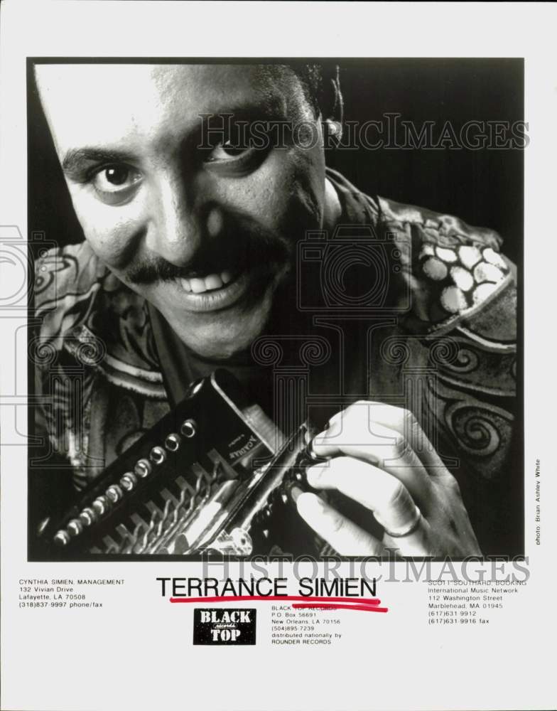 1993 Press Photo Musician Terrance Simien - hcq46172- Historic Images