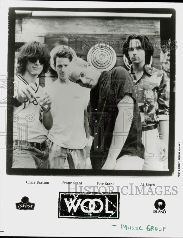 1994 Press Photo Wool, Music Group - hcq46174- Historic Images