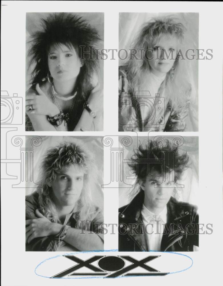 1987 Press Photo XOX, Music Group - hcq46175- Historic Images