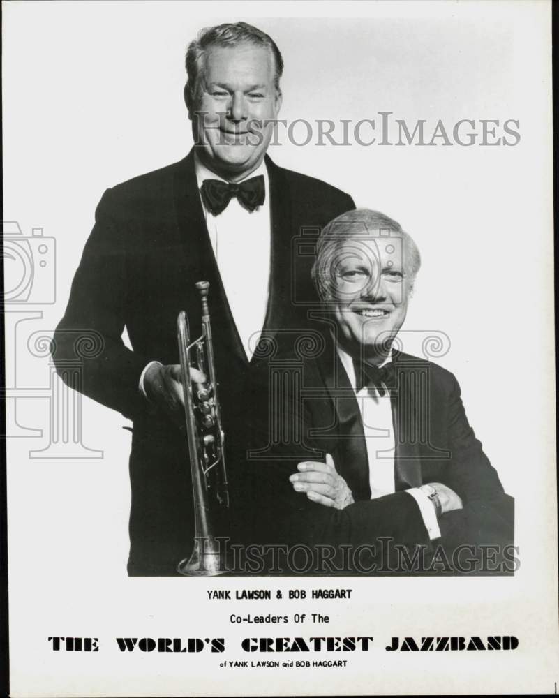 1972 Press Photo Yank Lawson &amp; Bob Haggart, The World&#39;s Greatest Jazzband- Historic Images