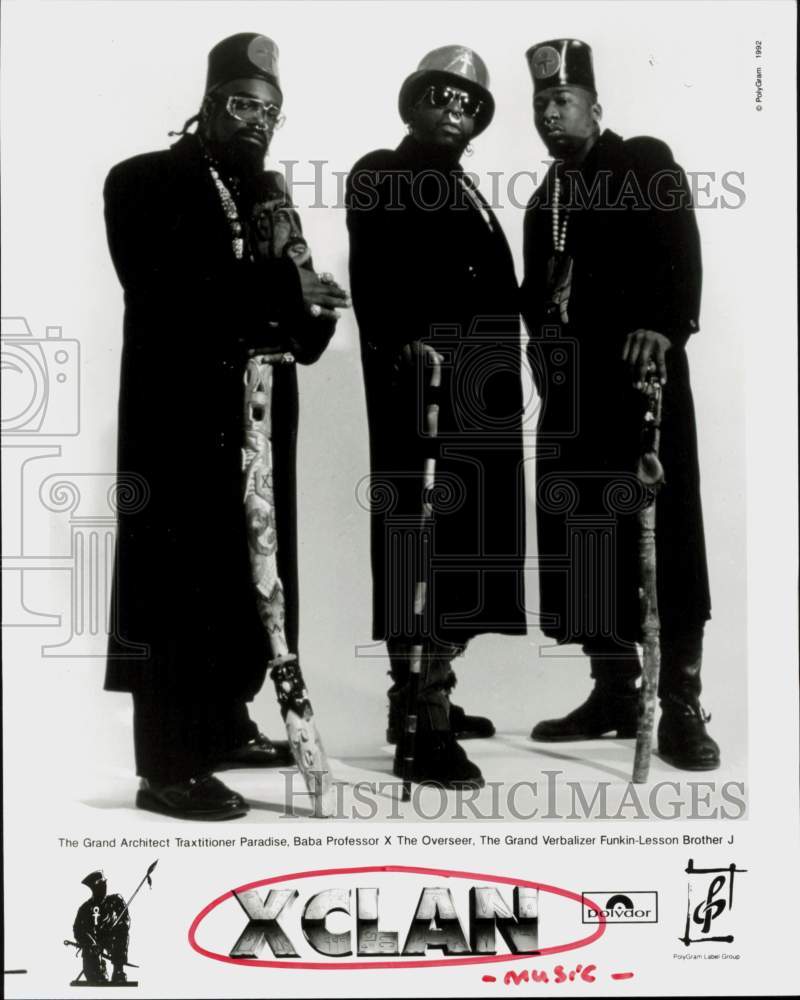 1992 Press Photo Xclan, Music Group - hcq46181- Historic Images