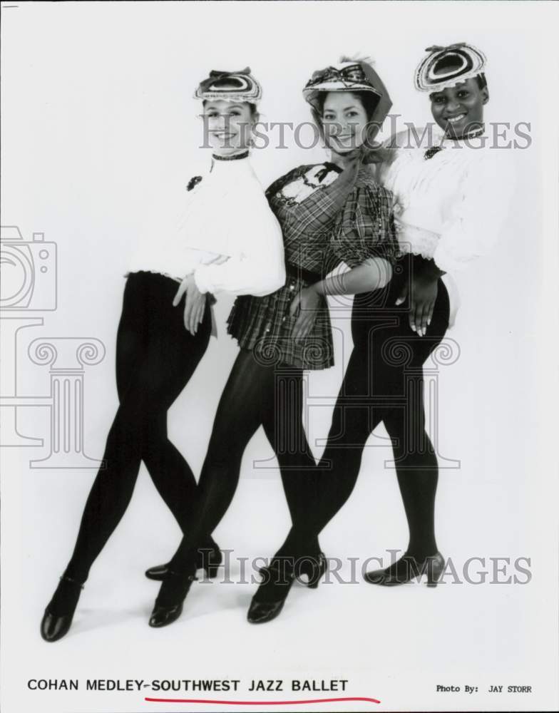 1990 Press Photo Cohan Medley - Southwest Jazz Ballet - hcq46189- Historic Images