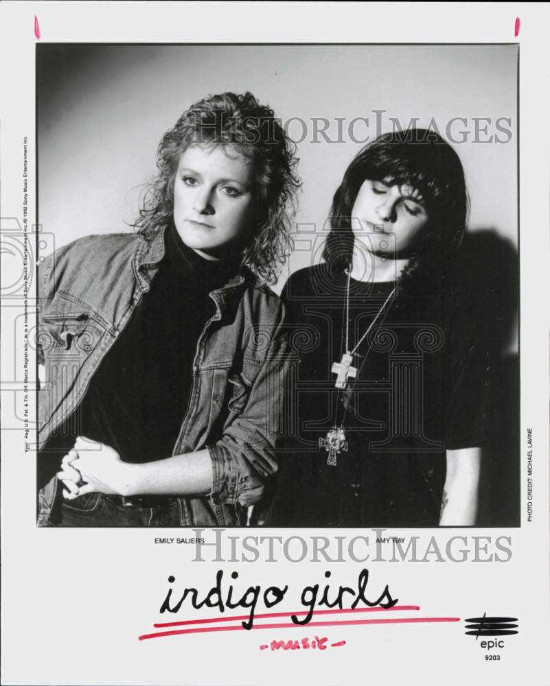 1992 Press Photo Indigo Girls, Music Group - Emily Saliers, Amy Ray - hcq46196- Historic Images