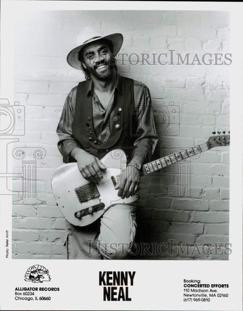 1991 Press Photo Singer-Musician Kenny Neal - hcq46218- Historic Images