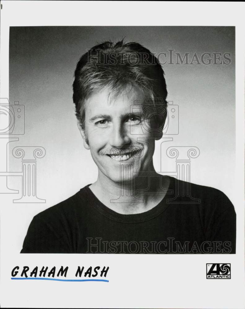 1986 Press Photo Graham Nash - hcq46222- Historic Images