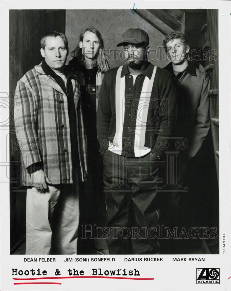 1996 Press Photo Hootie &amp; The Blowfish, Music Group - hcq46243- Historic Images