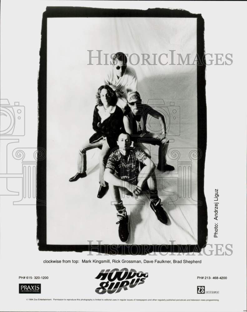 1994 Press Photo Hoodoo Gurus, Music Group - hcq46251- Historic Images