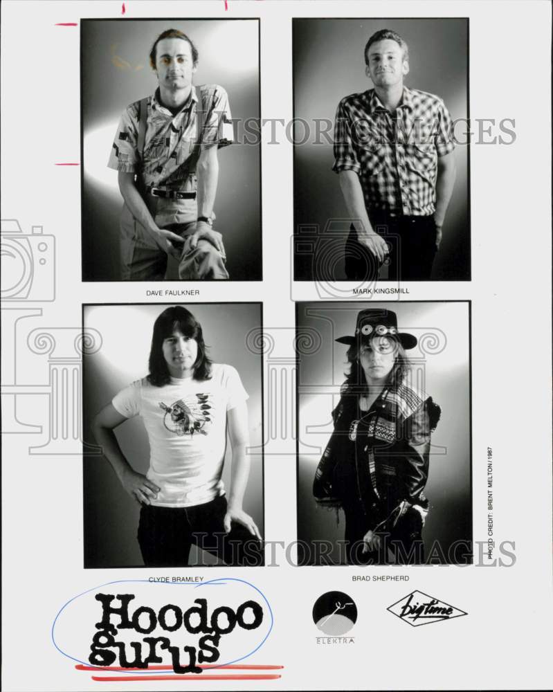 1987 Press Photo Hoodoo Gurus, Music Group - hcq46253- Historic Images