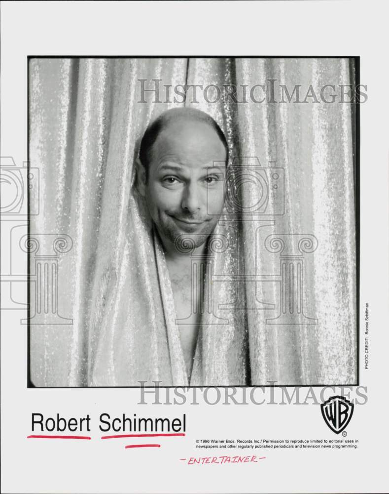 1996 Press Photo Entertainer Robert Schimmel - hcq46280- Historic Images