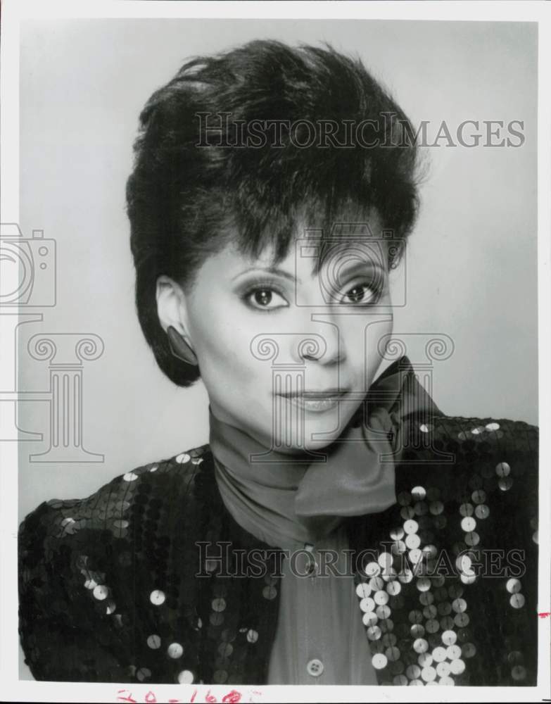 1984 Press Photo Singer Leslie Uggams, Star of &quot;Jerry&#39;s Girls&quot; - hcq46311- Historic Images