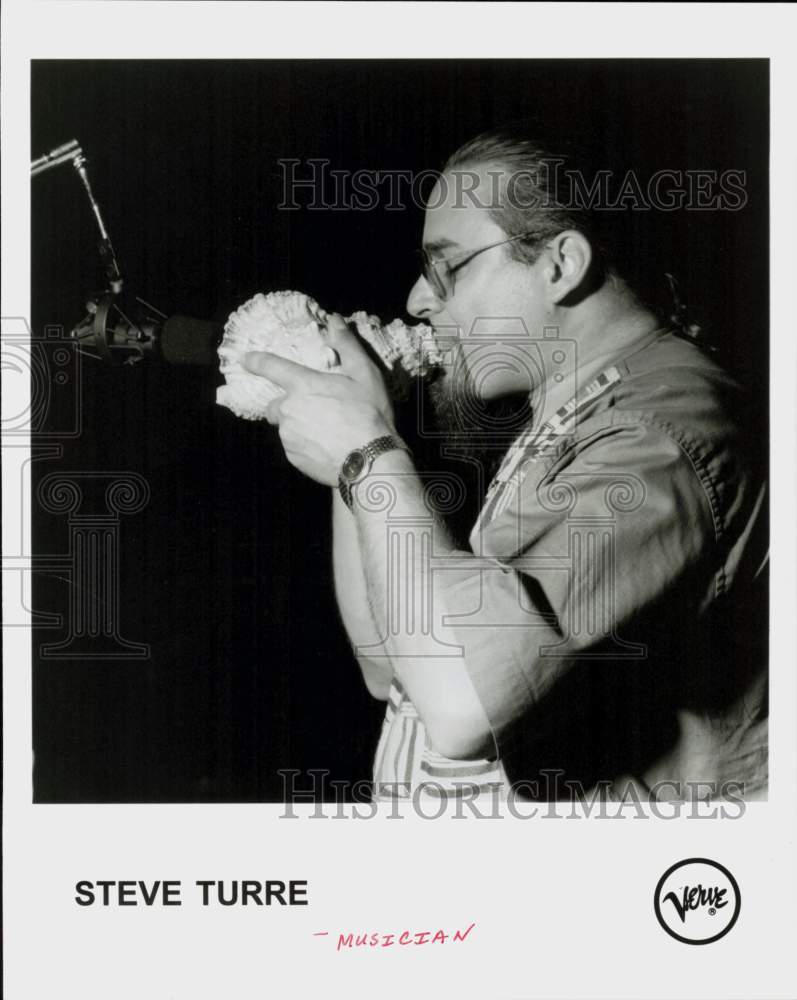 1995 Press Photo Musician Steve Turre - hcq46319- Historic Images