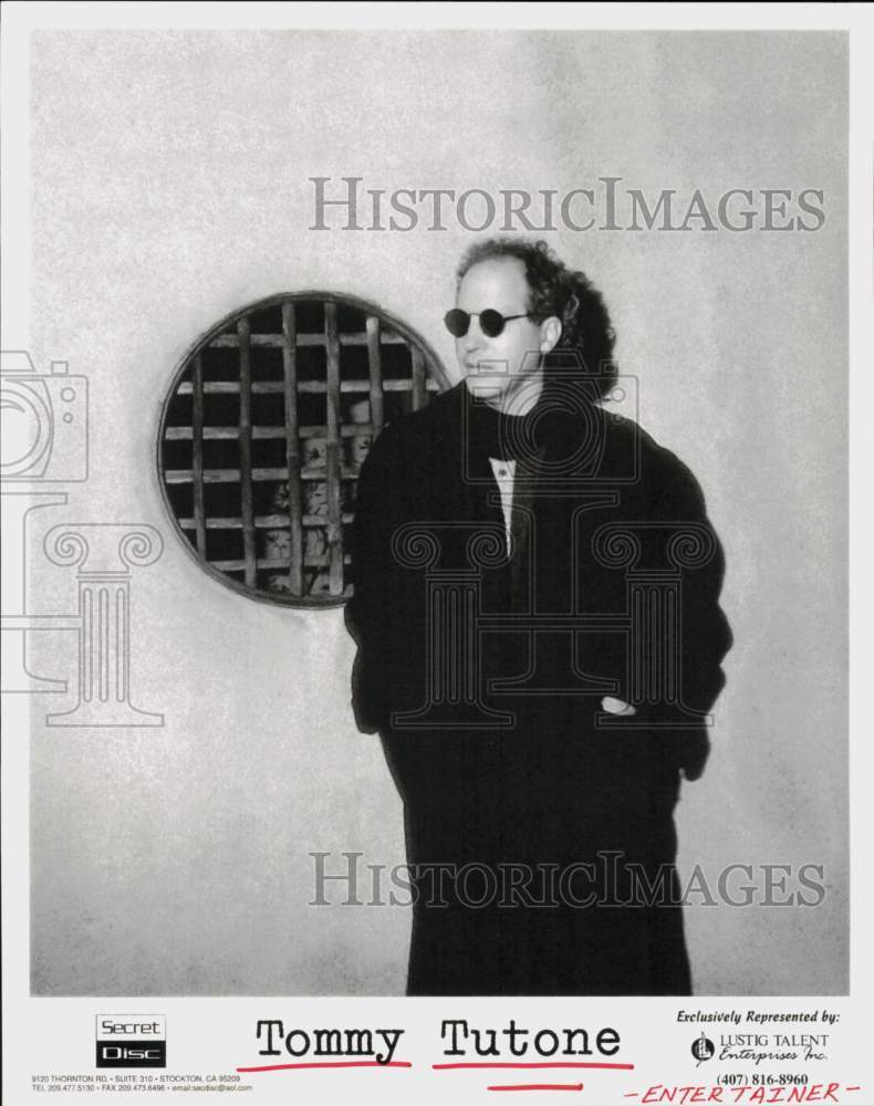 1990 Press Photo Entertainer Tommy Tutone - hcq46320- Historic Images