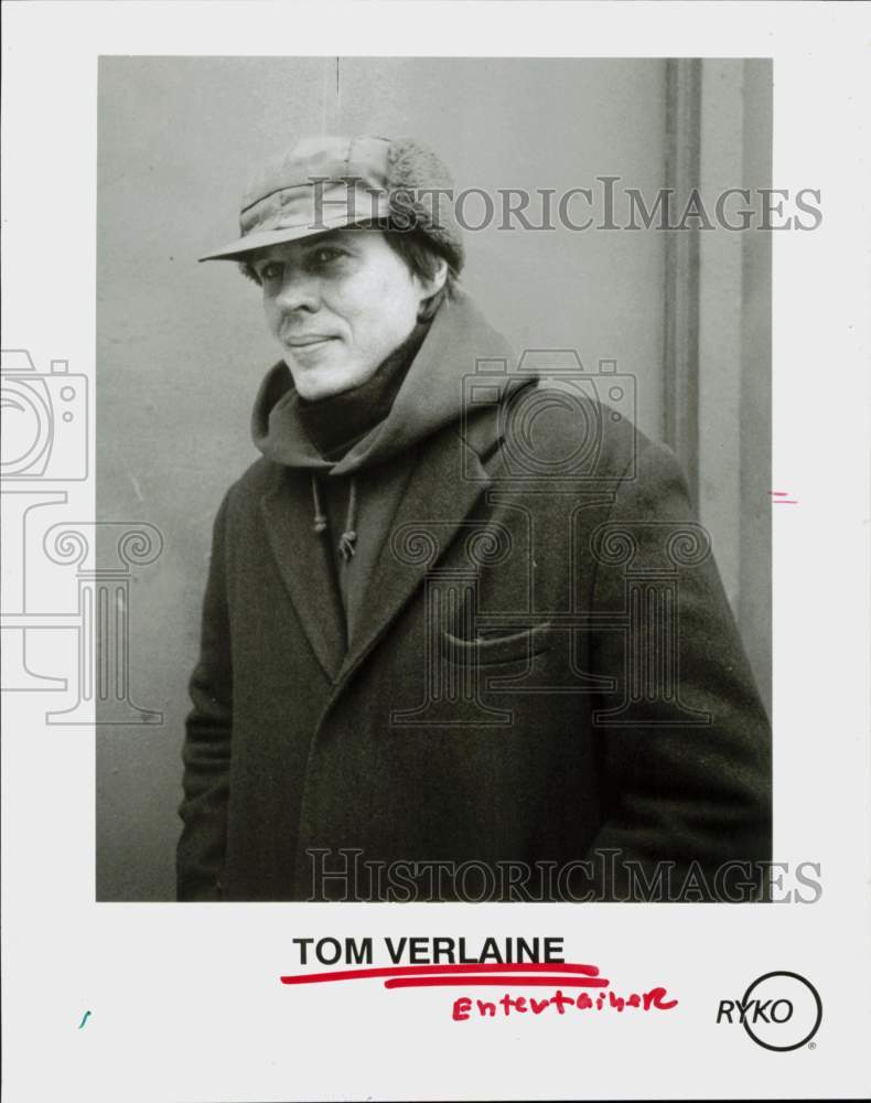 1992 Press Photo Entertainer Tom Verlaine - hcq46338- Historic Images