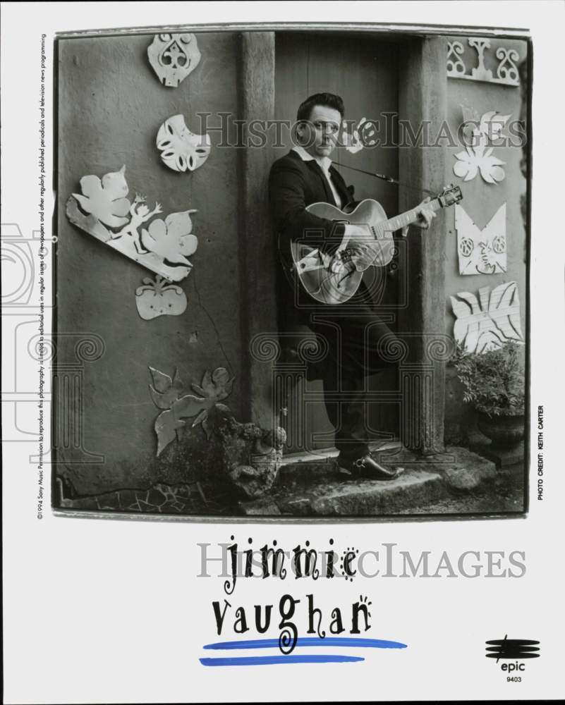 1994 Press Photo Musician Jimmie Vaughan - hcq46342- Historic Images