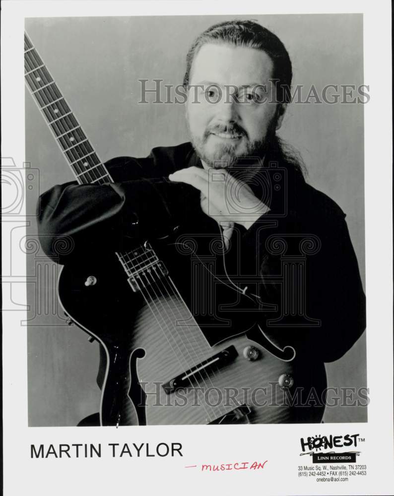 1996 Press Photo Musician Martin Taylor - hcq46346- Historic Images