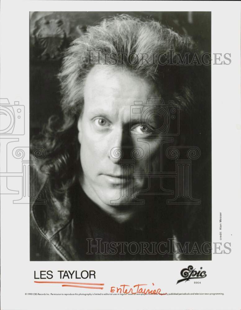 1990 Press Photo Entertainer Les Taylor - hcq46348- Historic Images