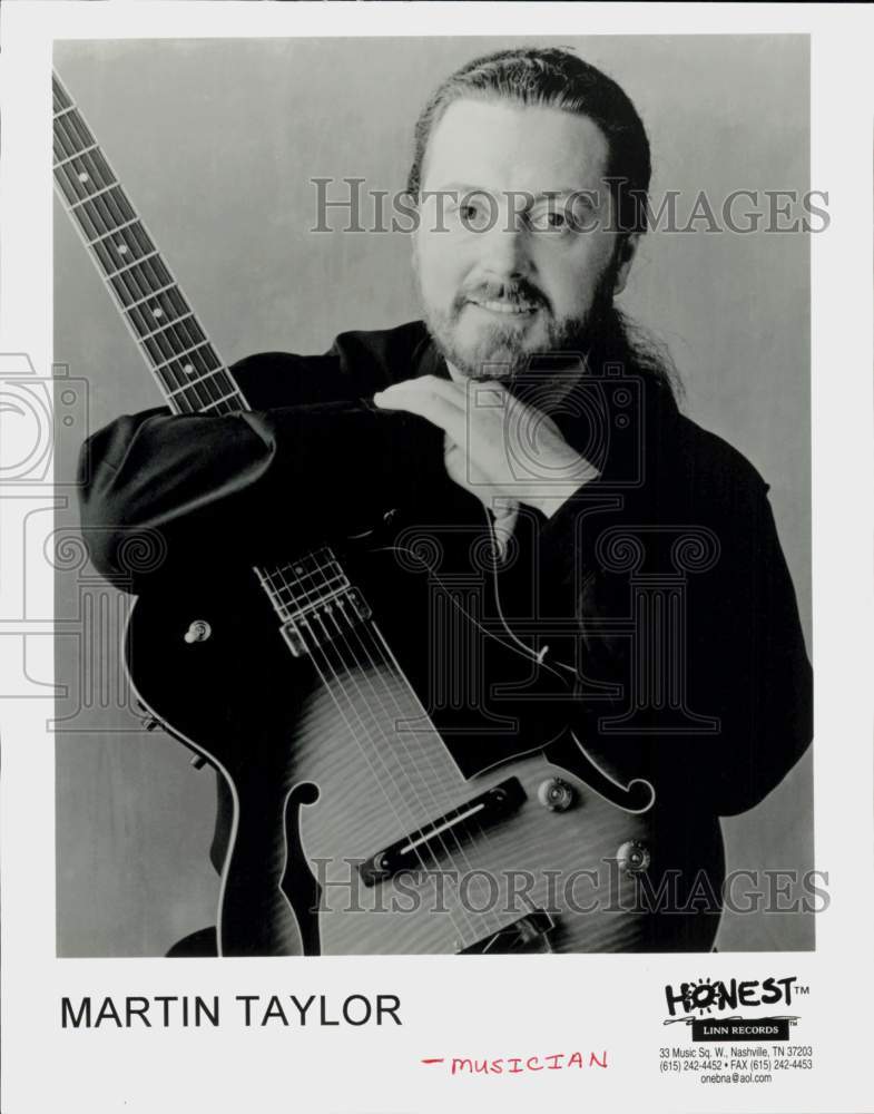 1996 Press Photo Musician Martin Taylor - hcq46349- Historic Images