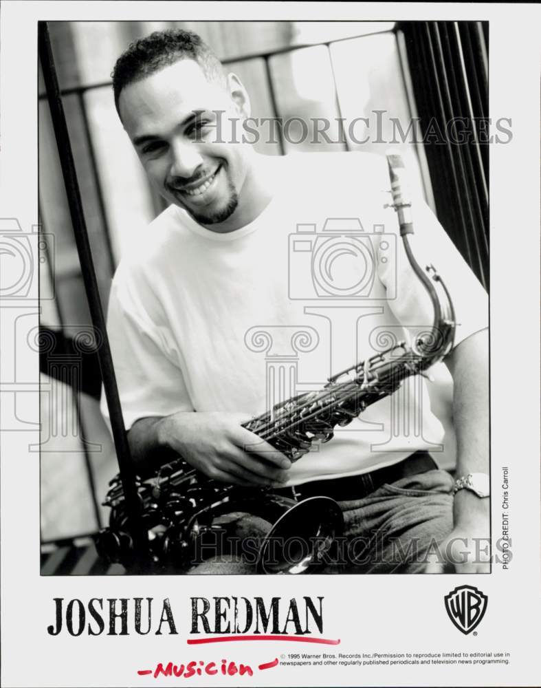 1995 Press Photo Musician Joshua Redman - hcq46357- Historic Images