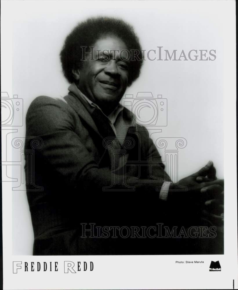 1991 Press Photo Entertainer Freddie Redd - hcq46363- Historic Images