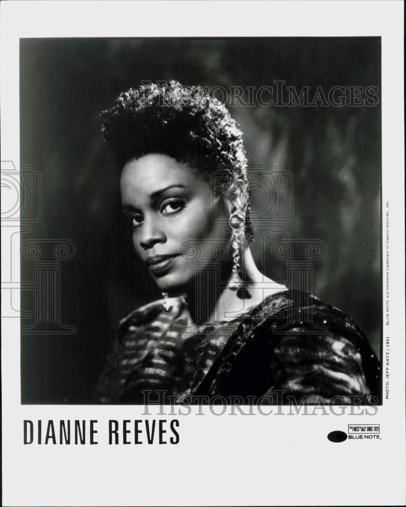 1991 Press Photo Entertainer Dianne Reeves - hcq46380- Historic Images