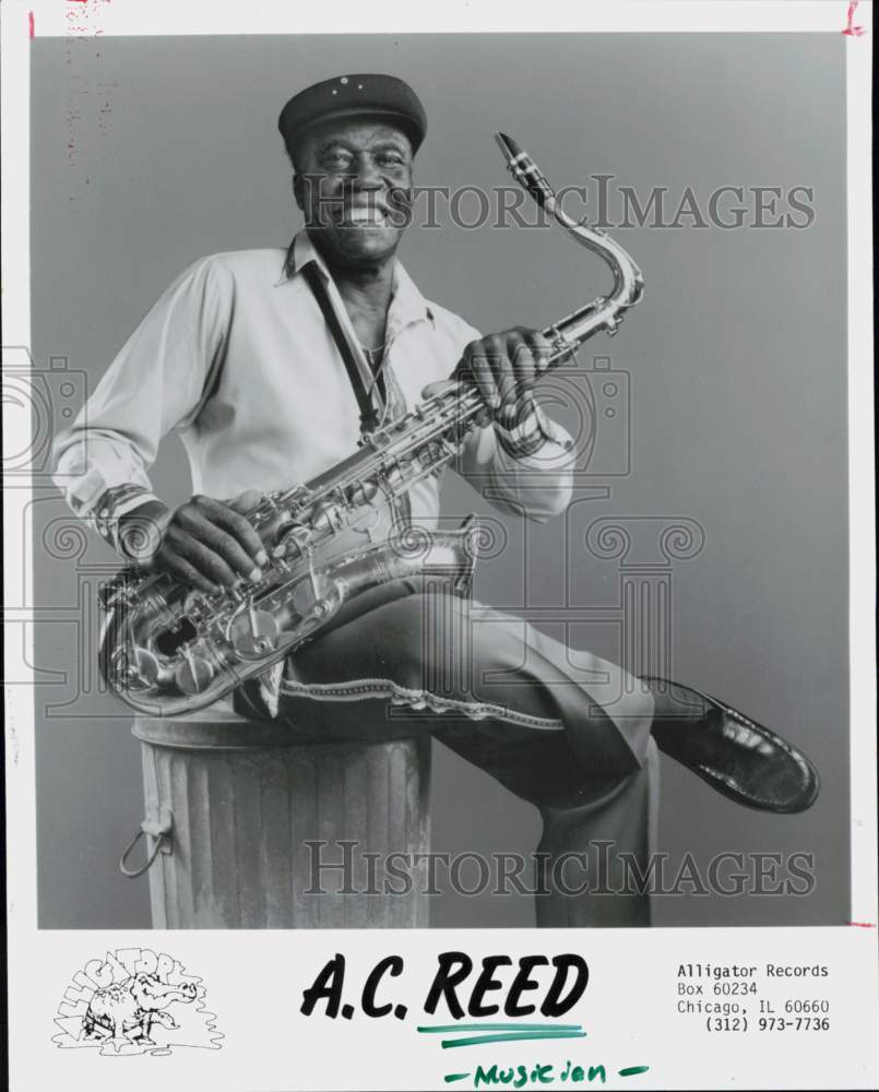 1988 Press Photo Musician A.C. Reed - hcq46386- Historic Images