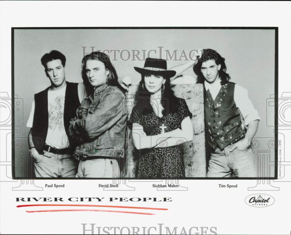 1990 Press Photo River City People, Music Group - hcq46424- Historic Images