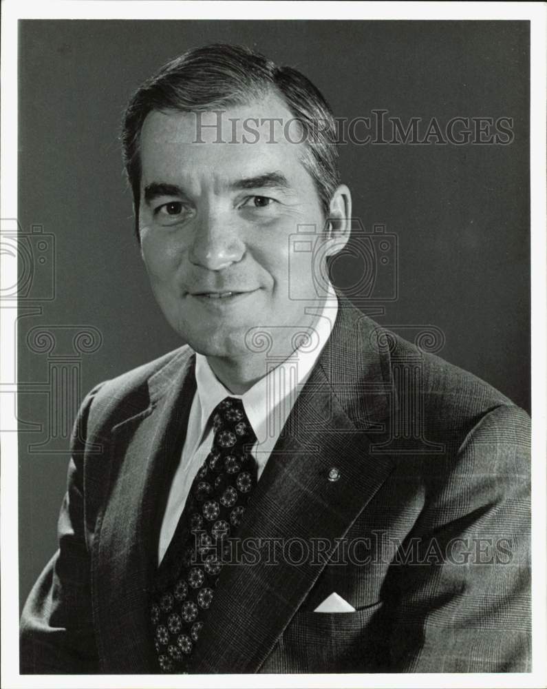 1974 Press Photo Crawford P. Rice, KSTW-TV Executive - hcq46847- Historic Images