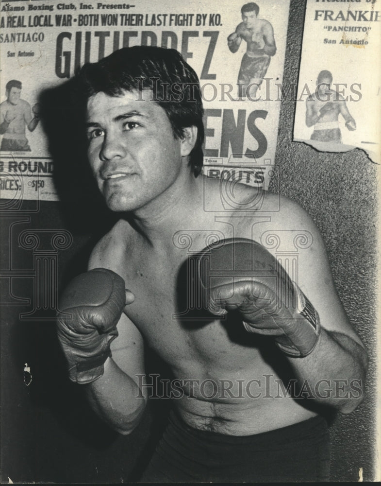 Press Photo Sam Torres, Monterrey Mexico Boxer - hcs00068- Historic Images