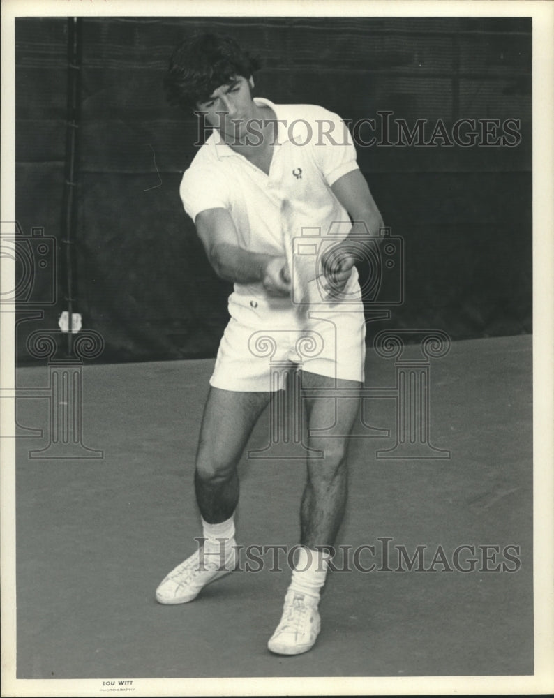 1973 Press Photo Alan Boss, Rice Tennis Player - hcs00076- Historic Images